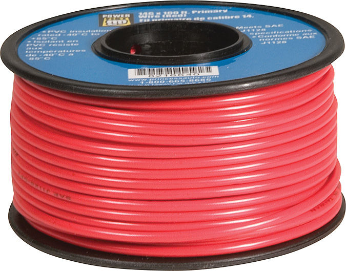 Câble automobile 14G Rouge