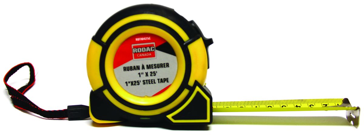 Ruban à Mesurer 1" X 25' SAE Et Met