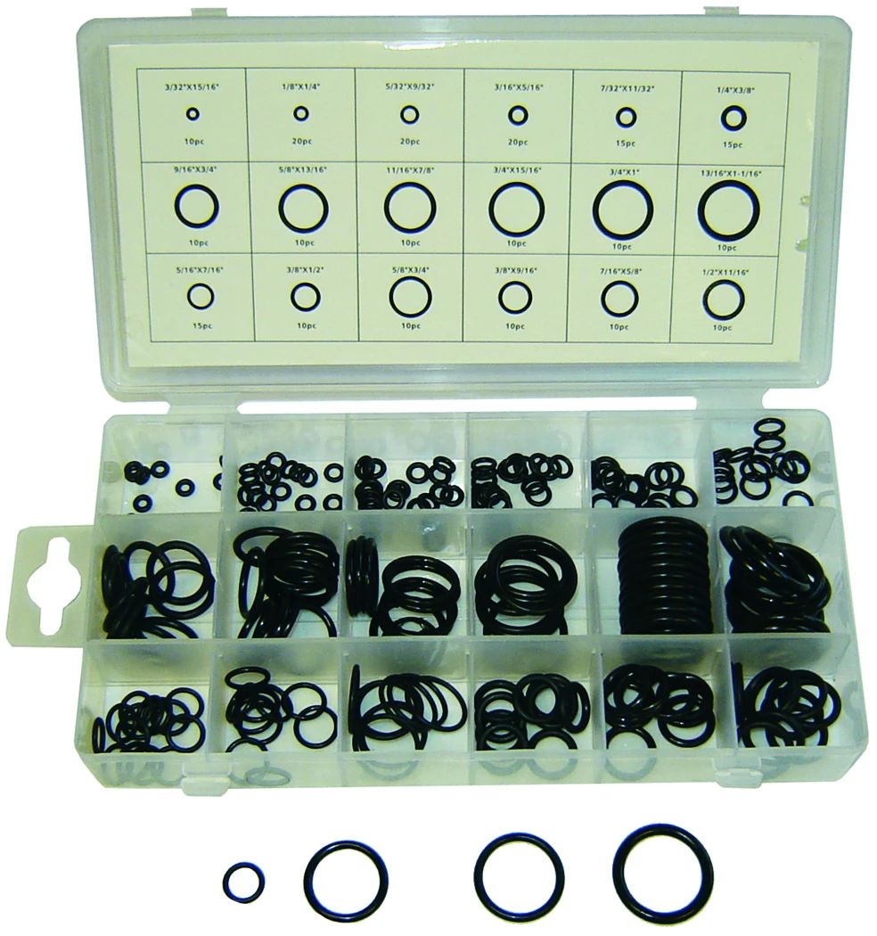 Assortiment de joints toriques - 225 pièces