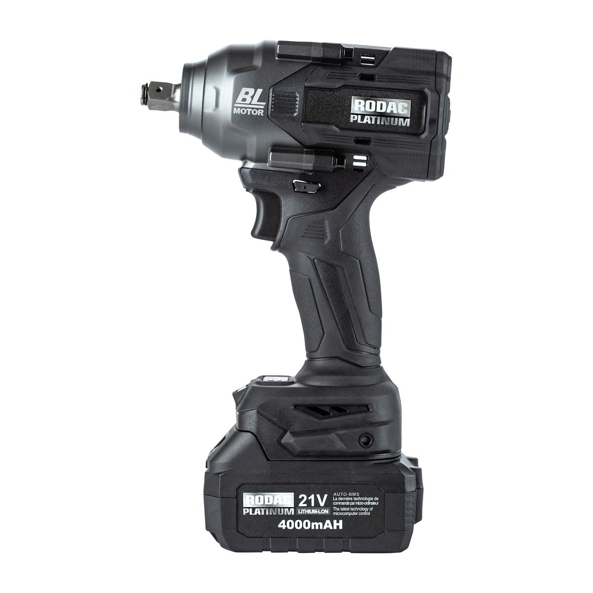 Rodac Platinum RD8803 - 20V 1/2" Brushless Cordless 3-Speed 1080Nm Impact Wrench