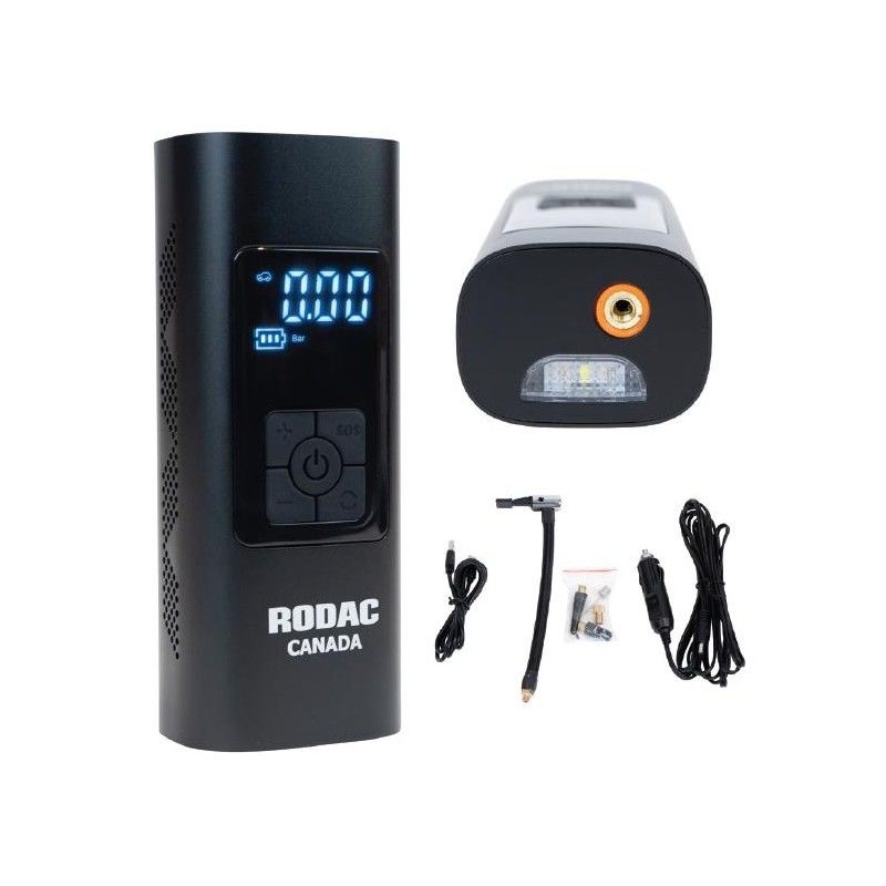 Rt Rd25413-Gonfleur de pneu numérique portable 5 en 1