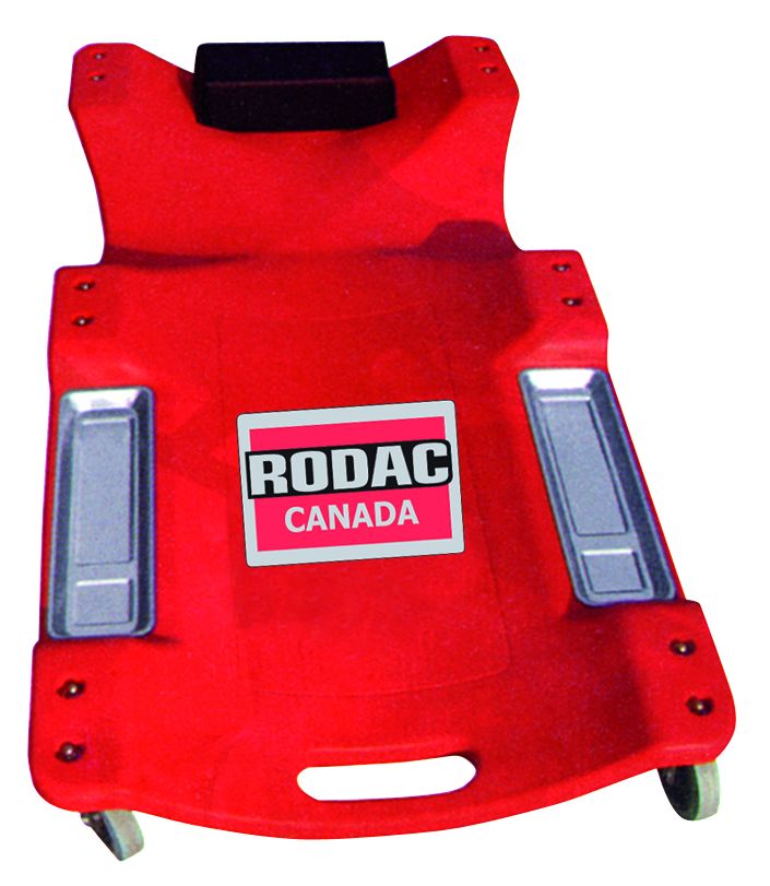 Rodac RD404 - Plastic Creeper With Magnetic Trays 39.8" x 18.7" x 5.12", 250 lb