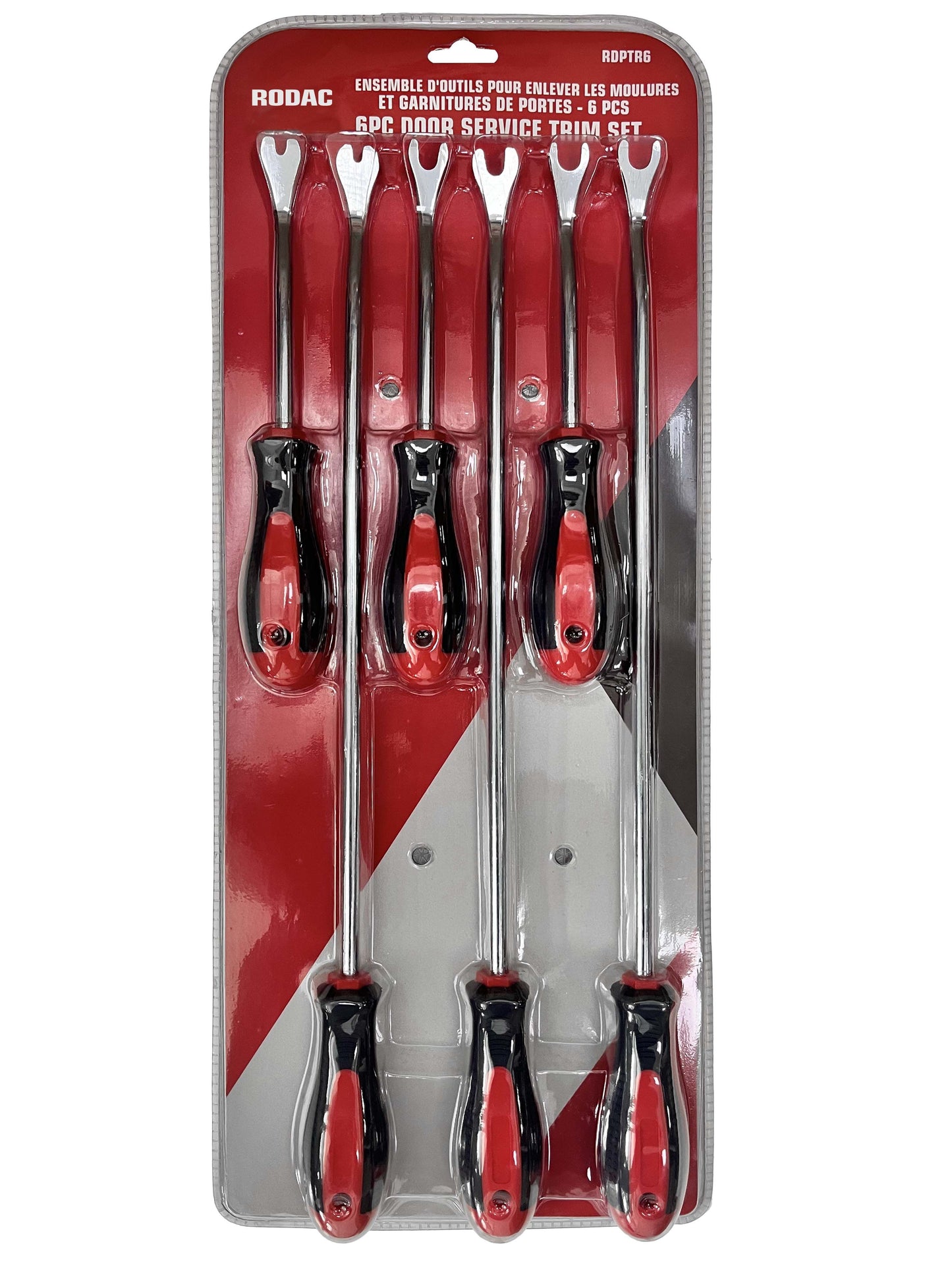 Kit d'outils de retrait de panneau de porte et de garniture - 6 pièces