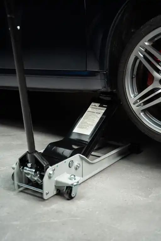 2 Tons Rolling Steel Floor Jack - Height from 2.75"-24''