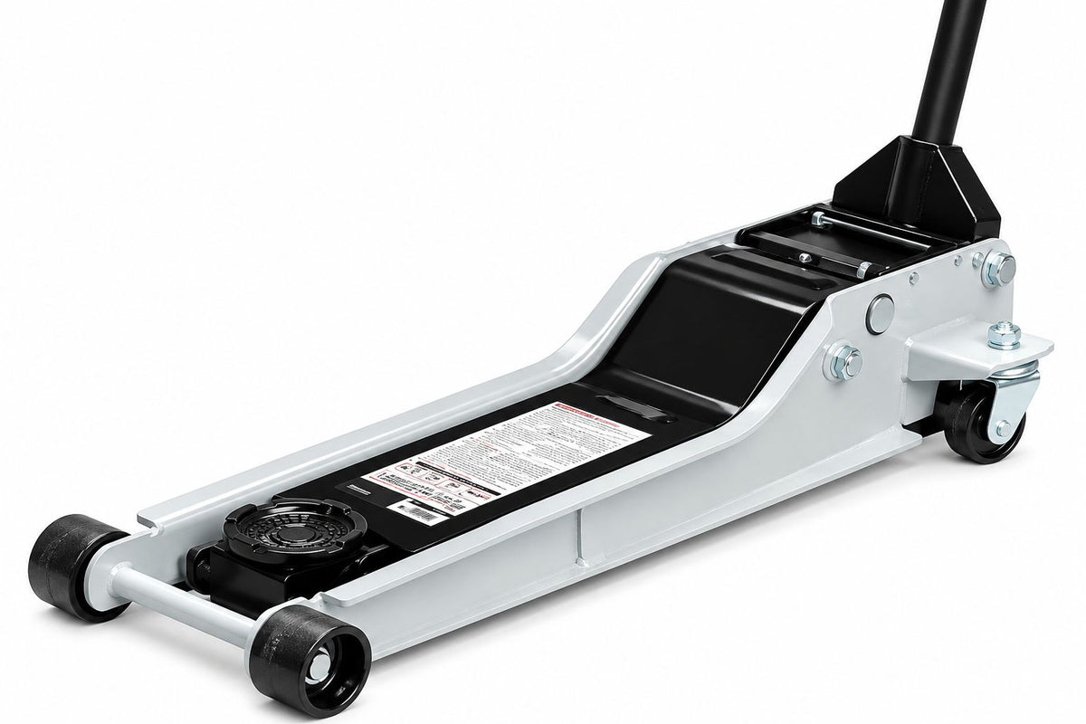 2 Tons Rolling Steel Floor Jack - Height from 2.75"-24''