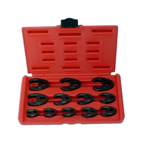 Ensemble de 12 ensembles de clés à pied presseur SAE 3/8 "à 1/2"