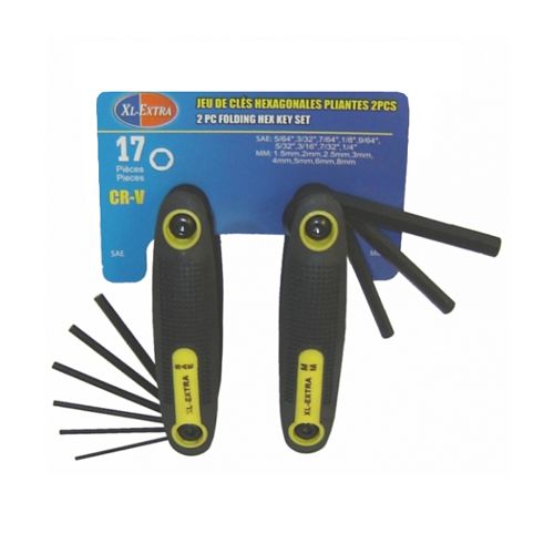 Folding Hex Key Set-17 Pieces