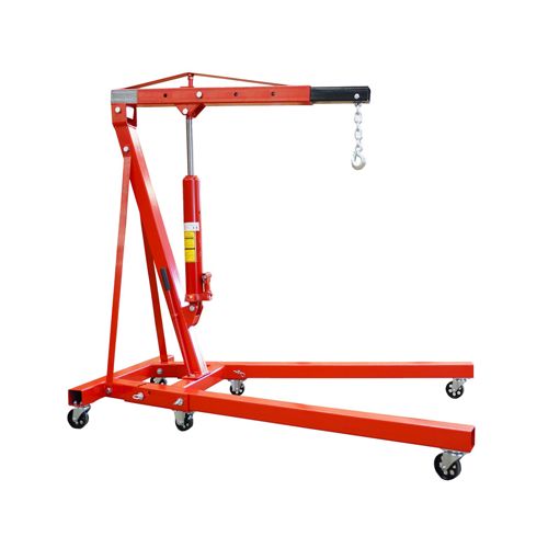 Grue à moteur pliante