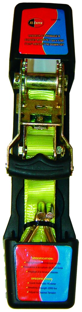Ratchet Tie Down 1.5" X 15' 2500 Lb