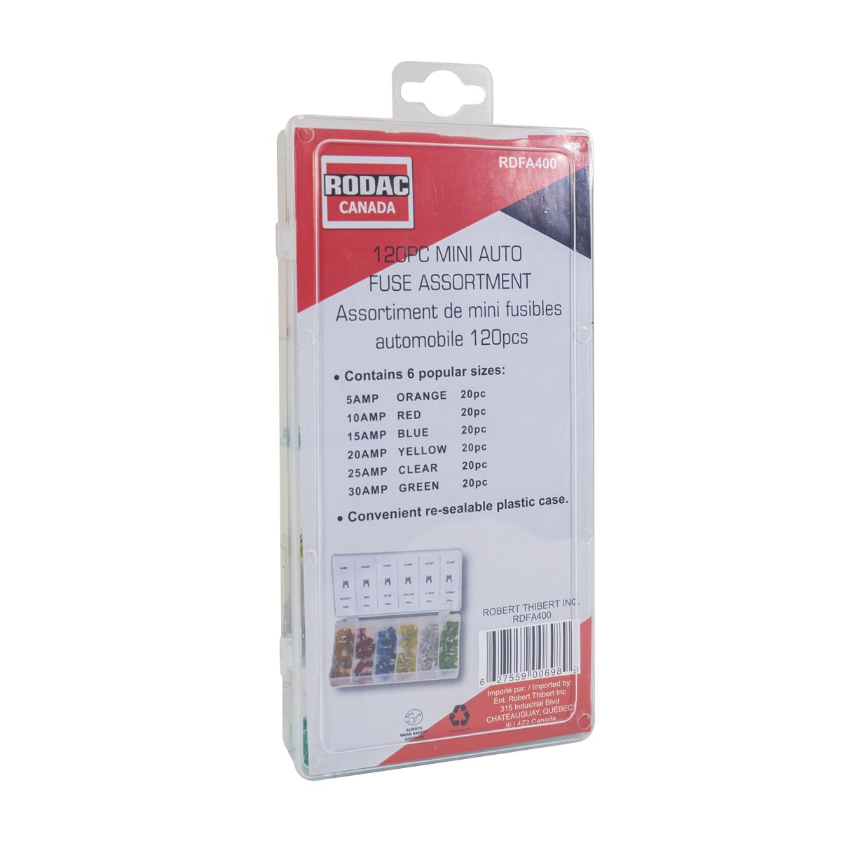 Assortiment de fusibles Ato - 100 mini pièces