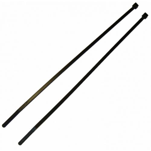 (100 pièces) Cravates Noir 7-3/4", 50 Lbs