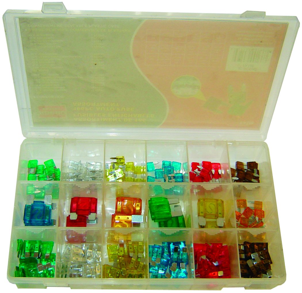 Assortiment de fusibles-166 pièces