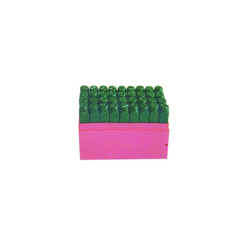 Rodac H37H537-Jeu de poinçons lettres et chiffres (36 pièces)