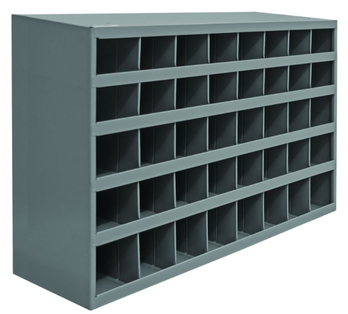 40 Hole Storage Steel Bin 33.74"(L)x12"(W)x24.02"(H)