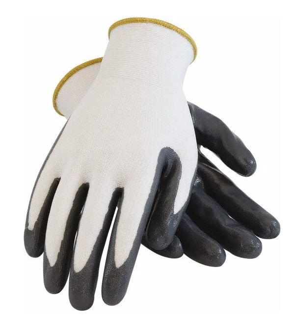 (12)Nitrile Glove Poly Gr.10 L