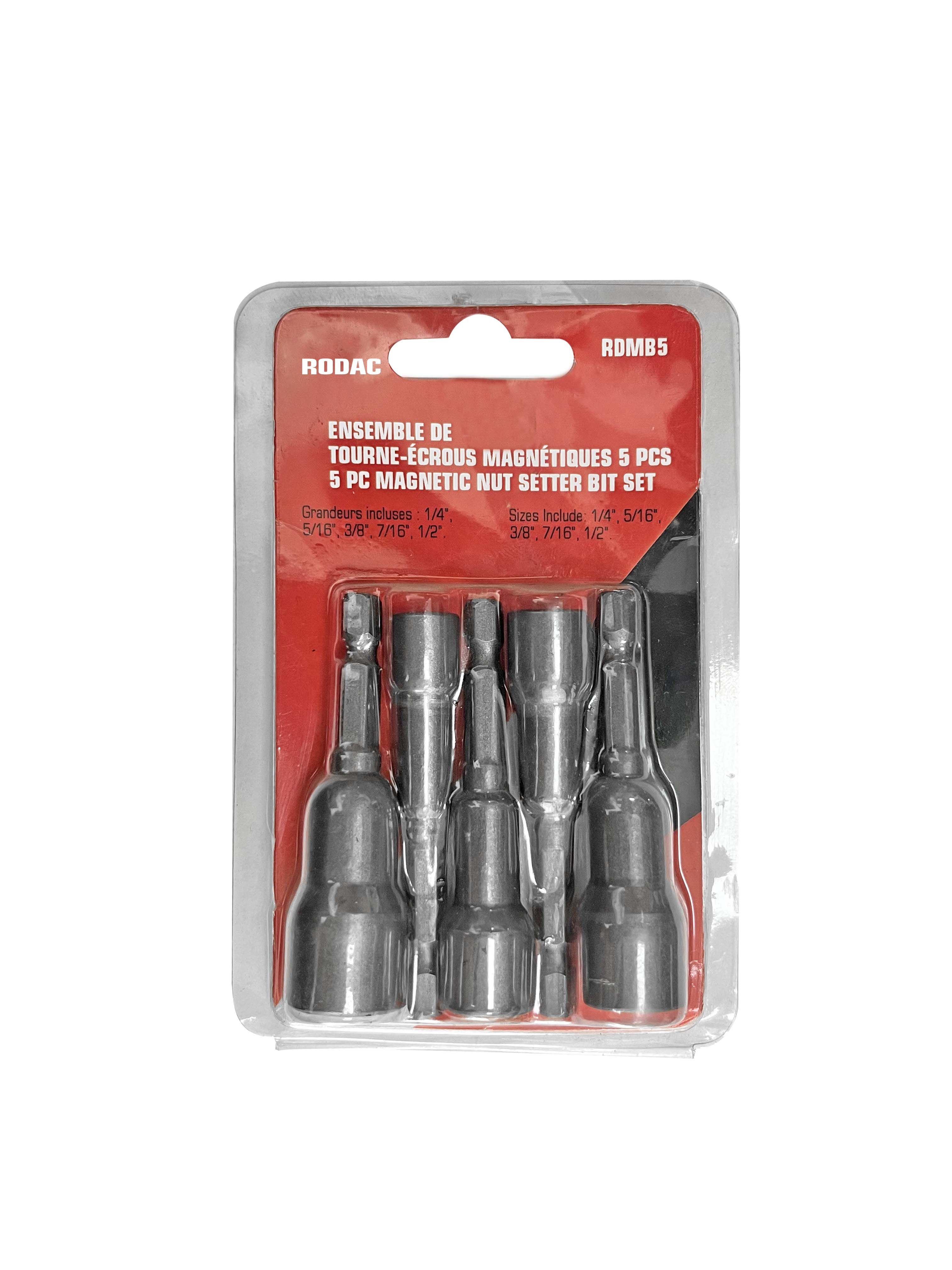 Magnetic Nut Driver Set Of 5 Pieces