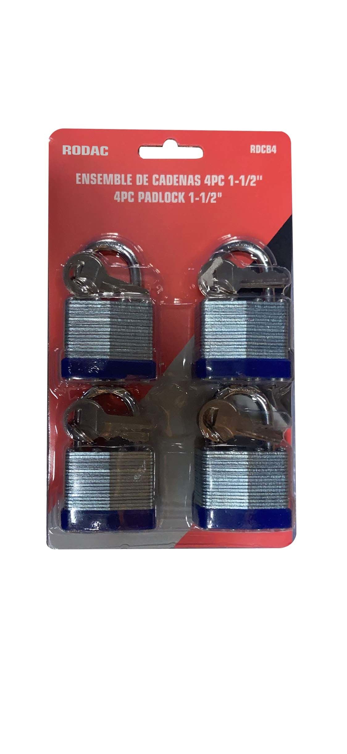 Laminated Padlock-4 Pieces