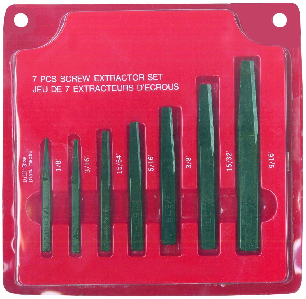 7 PC SQUARE SCREW EXTRACTOR