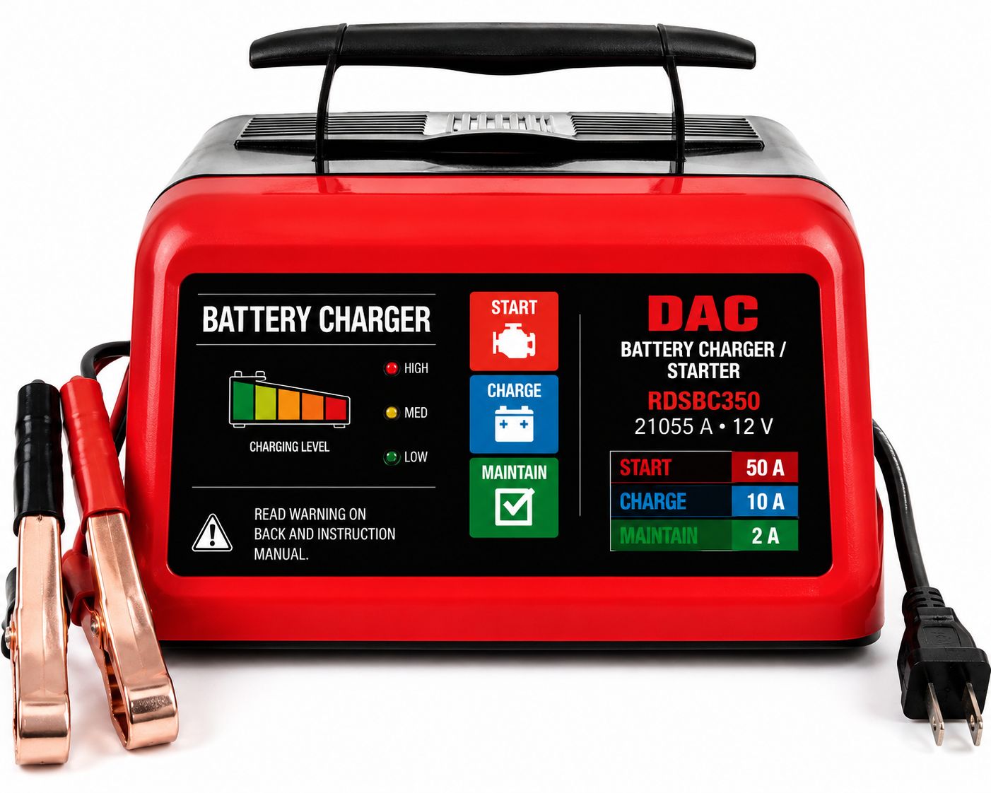 BATERY CHARGER/STARTER 2/10/50