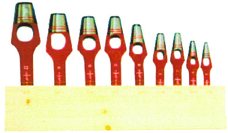 Kit Hole Punch 9 Pc 1/8 A 7/8"