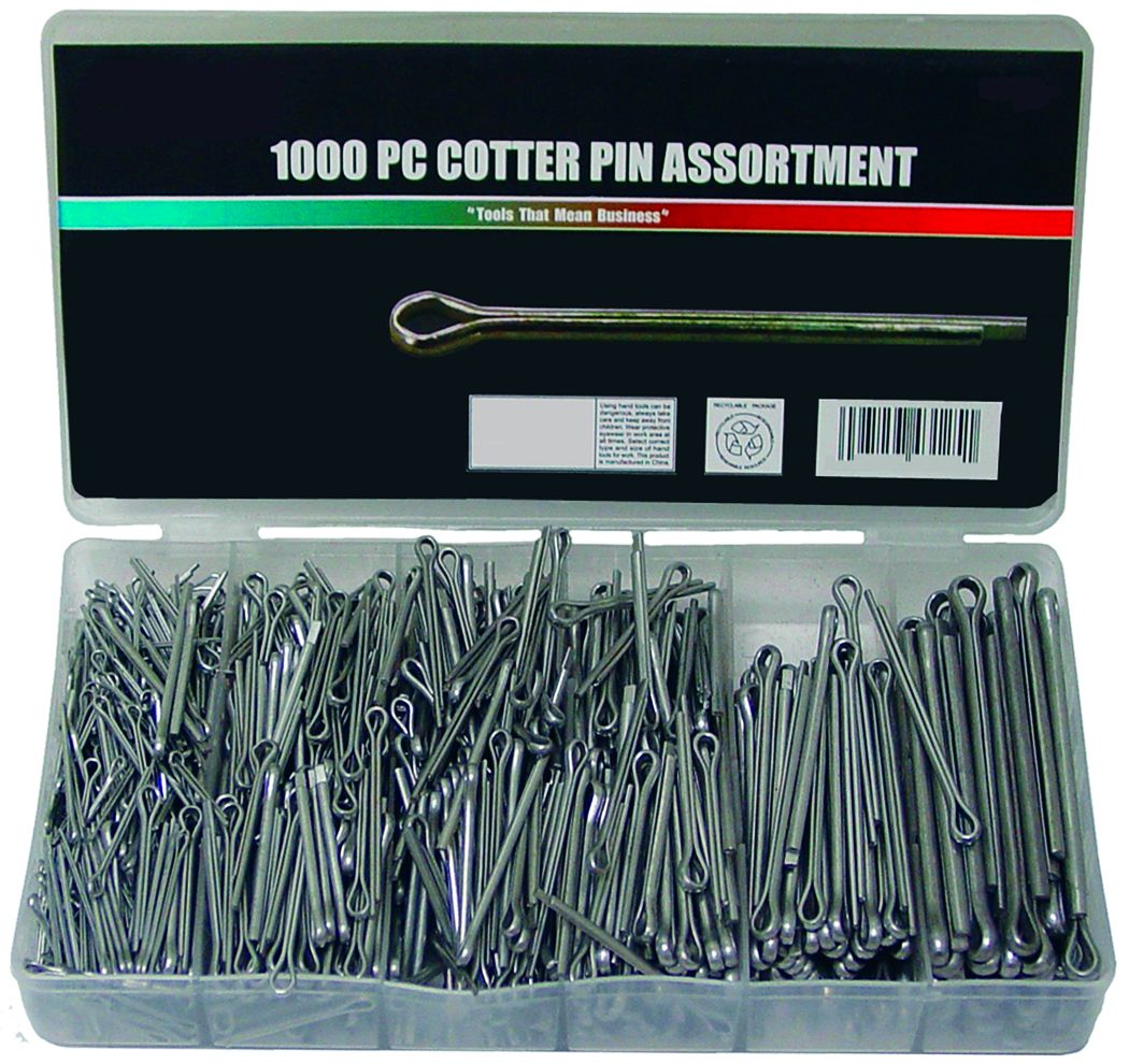 Cutter Pin Assortment-1000 Pieces
