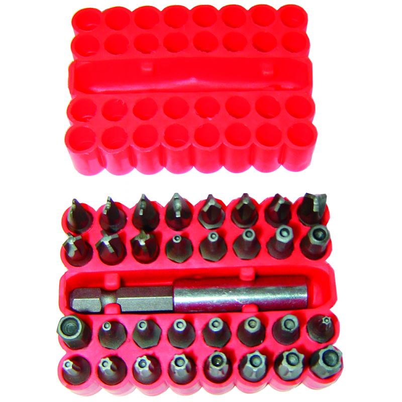 Rodac H15A565-Safety Magnetic Bit Set With Hole (33 Pcs)
