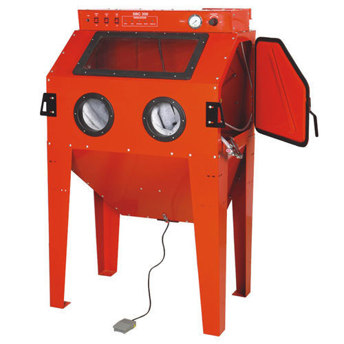 Sandblaster Cabinet 350L With Fine Dust Vacuum