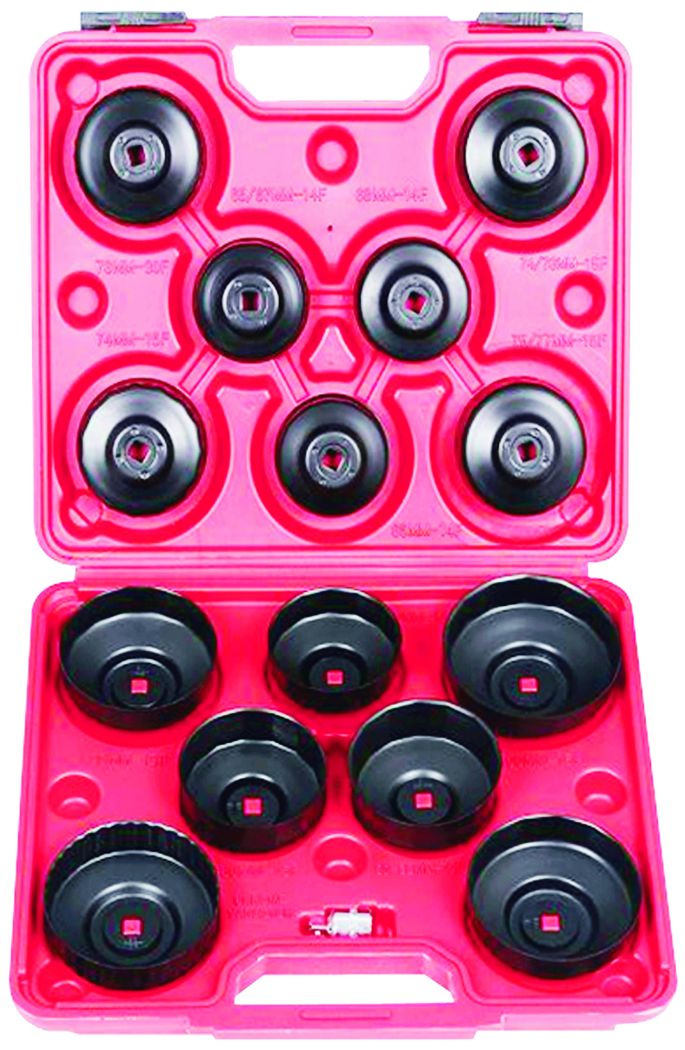 15Pc Cup Type Oil Wrench Set